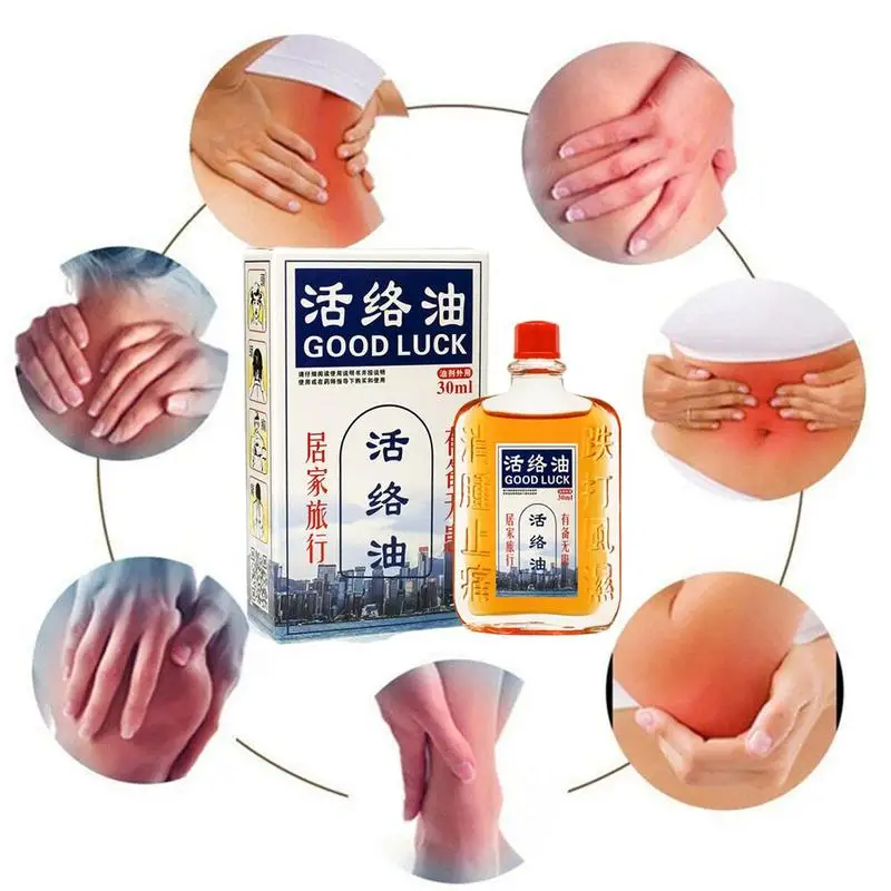 

30ML Massage Oil Safflower Shujin Active Traumatic Hips Ankle Pain Strain Sprain Potion Hurt Essential Injury Hand Muscle L N4S1