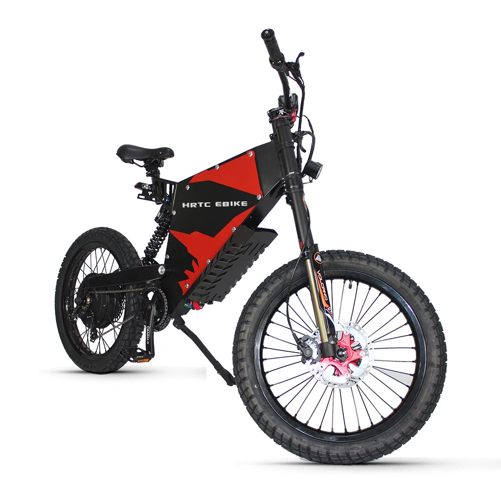 New electric dual-sport dirt bike72V5000W Ebike Plus Stealth Bomber Stealth electric mountain bike 100KM/H off-road ebike EMTB