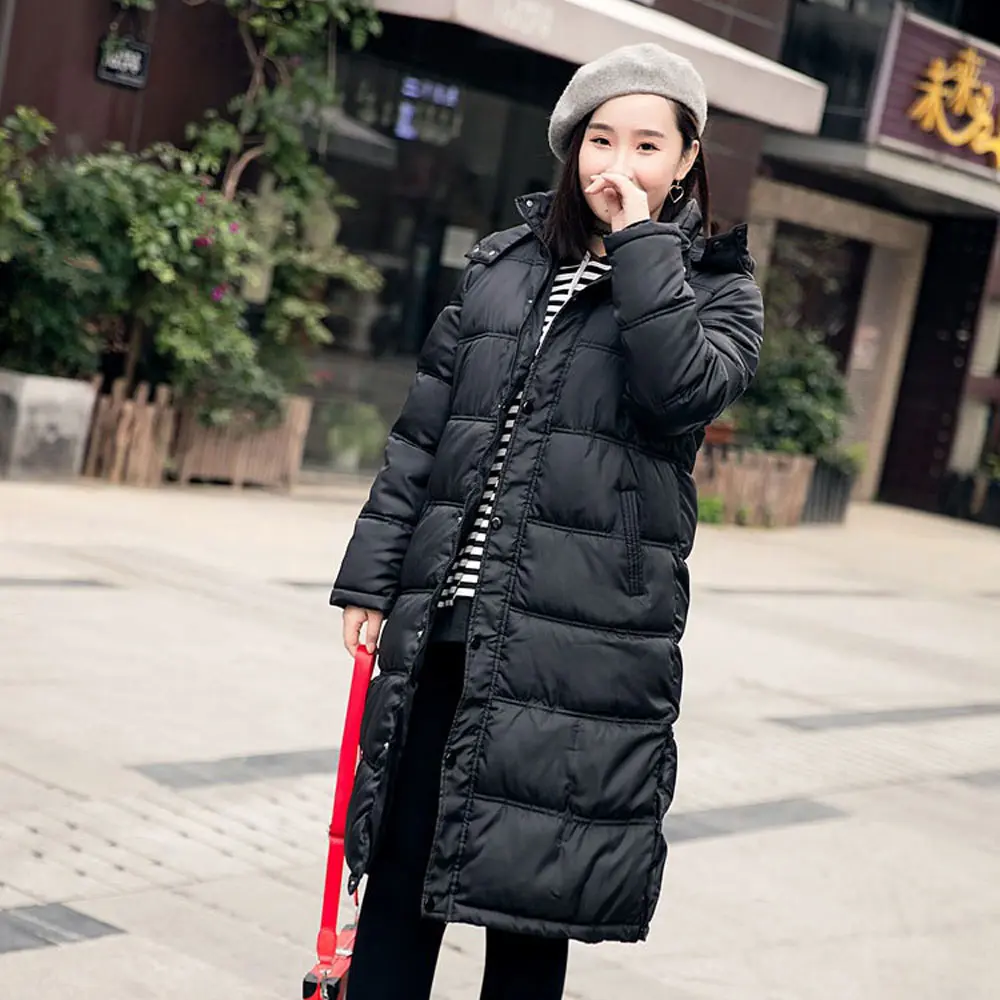 Зимние Повседневные Длинные парки 5XL размера плюс женская одежда свободный с
