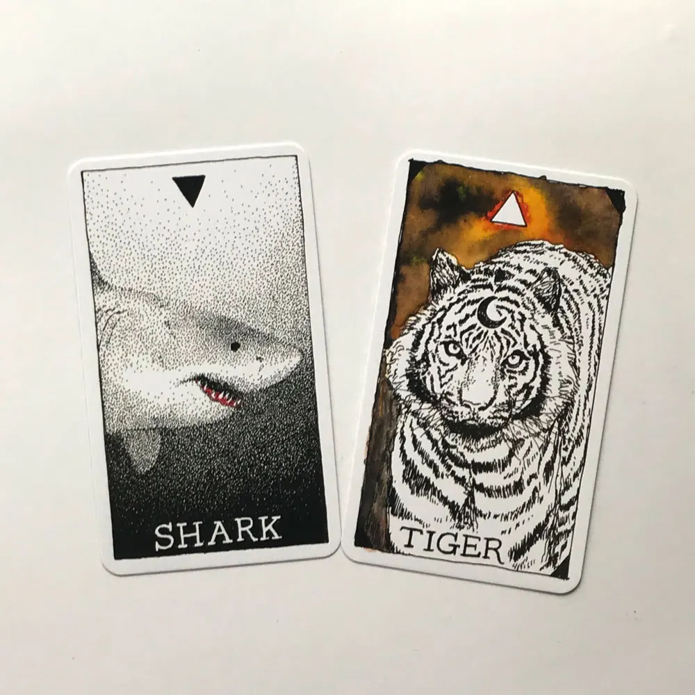 Высококачественные карты Таро для животных с изображением оракла настольные