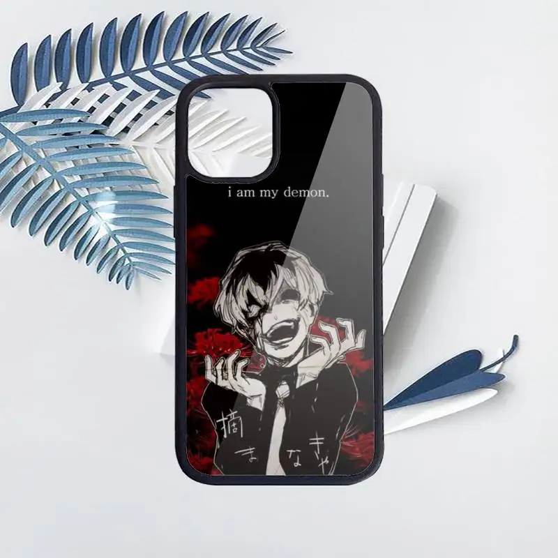 

Tokyo Ghoul Japan anime Phone Case PC for iPhone 11 12 pro XS MAX 8 7 6 6S Plus X 5S SE 2020 XR Luxury brand shell funda