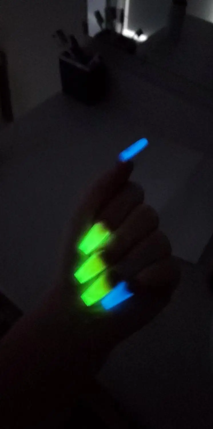 

12Pcs (10)Acrylic Glow Powder 12Colors Glow Acrylic+Dip Powder for nails Neon Glow Dips Acrylic Glow in the Dark Nail Dip Powder