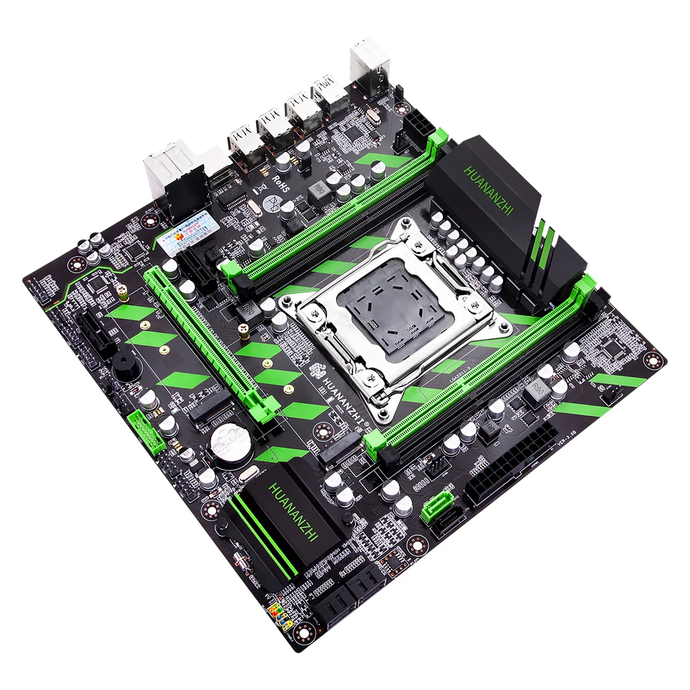 Комплект материнской платы huanan Zhi X79 X79-ZD3 M.2 NVME MATX с процессором Intel Xeon E5 2689 2,5 ГГц 4*8 Гб(32 ГБ) DDR3 1600 МГц ECC/REG ram