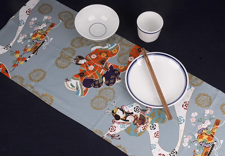 1 шт. скатерть в японском стиле для суши поднос чая салфетка китайский семейный