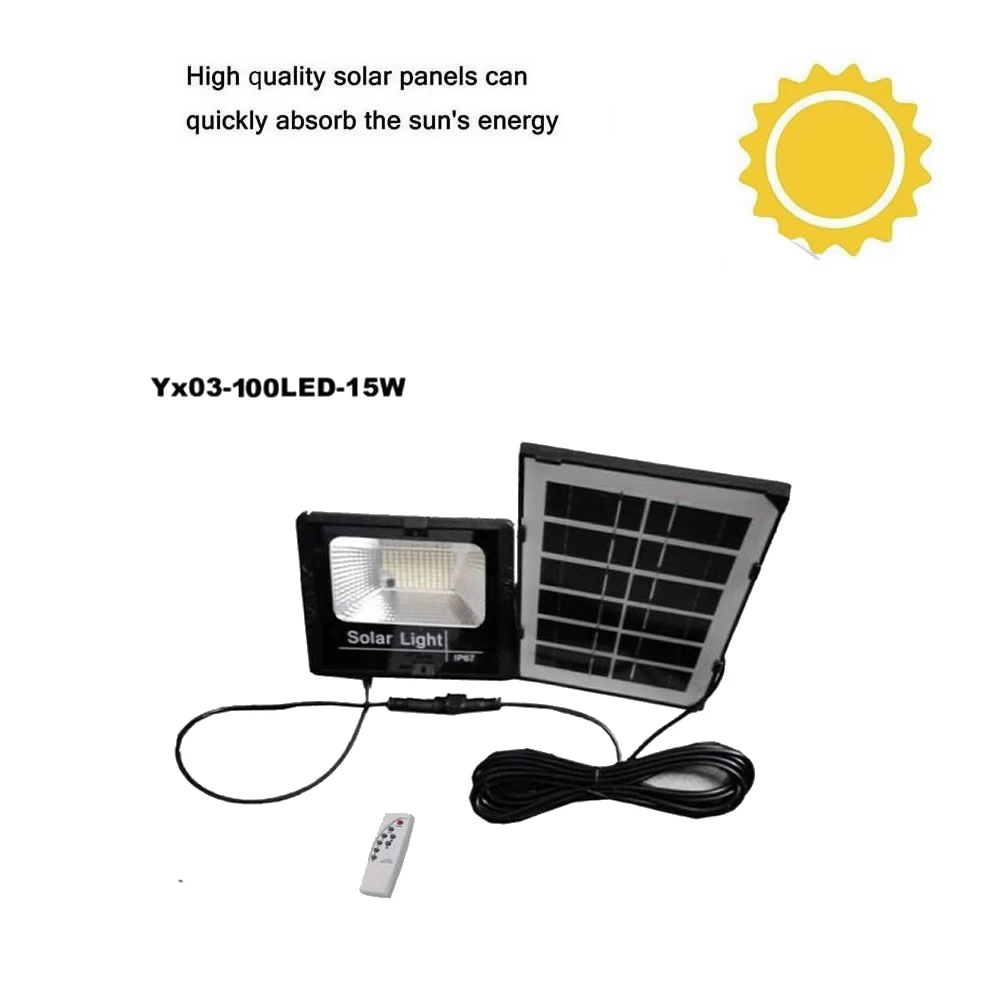 Светильник на солнечной батарее прожектор светодиодный Ночной светильник для