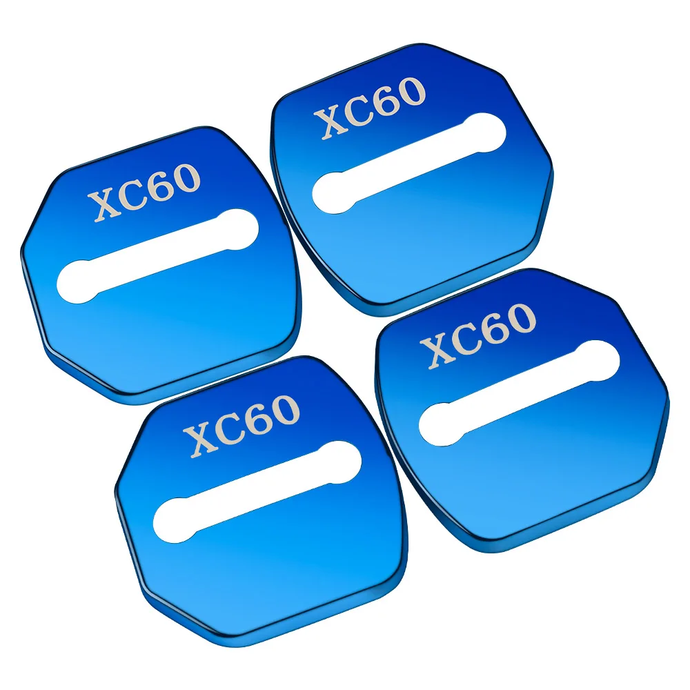 4 шт. автомобилей Дверные замки Защитная крышка Логотип колпаки с эмблемой