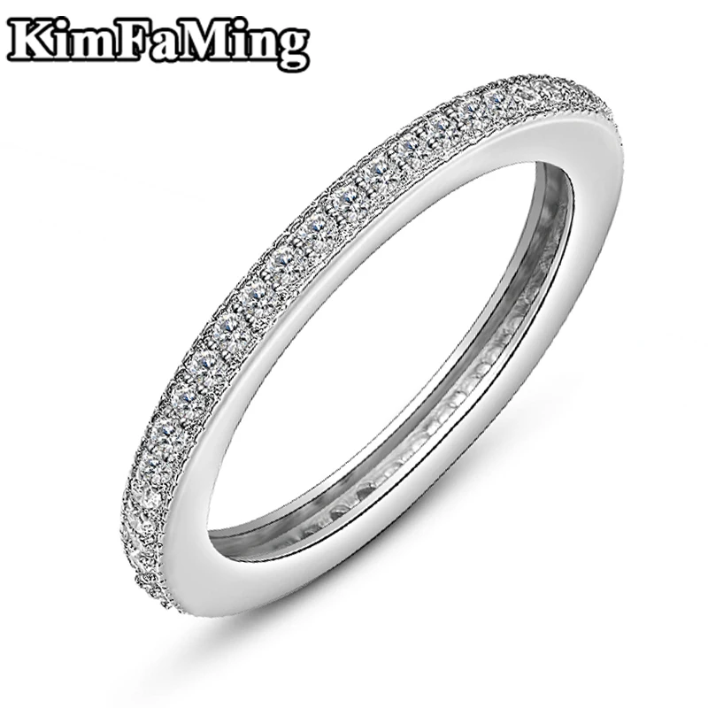 

Light Luxury Small Round White Zircon Pave Setting Silver Rings for Men Trendy Fine Jewelry Wedding Bands Party R152