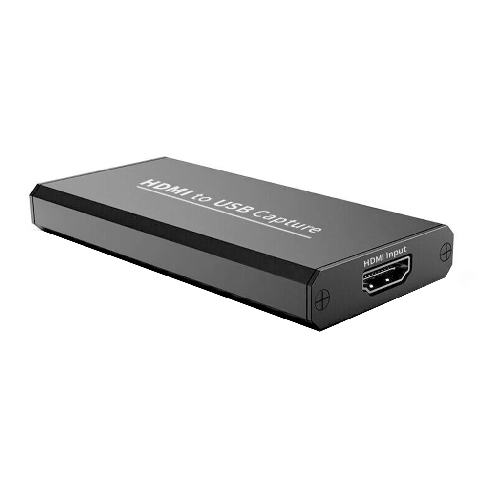 Видеокарта игра UVC 4K HDMI к USB алюминиевый сплав HD ключ прямая трансляция мини