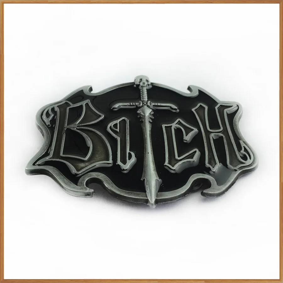 BuckleClub Ретро стиль цинковый сплав крест Череп джинсы подарок ковбойский ремень