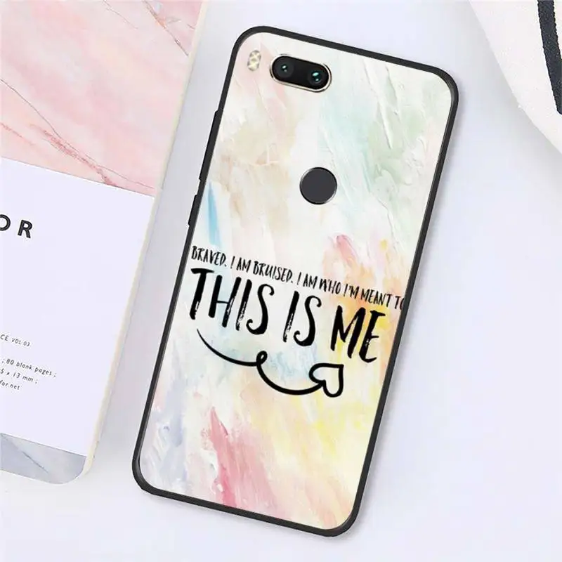 

Color background maxim motivating text Phone Cases For Xiaomi Redmi note 7 8 9 t k30 max3 9 s 10 pro lite funda coque