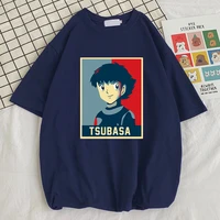 2021 summer captain tsubasa prints men t shirts sport loose t shirt style vintage t shirts fashion s xxxl mens short sleeves