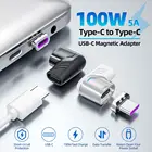 Магнитный зарядный кабель-адаптер USB C на Type C, 100 Вт, для быстрой зарядки iPhone 12 Pro Max, Xiaomi 11
