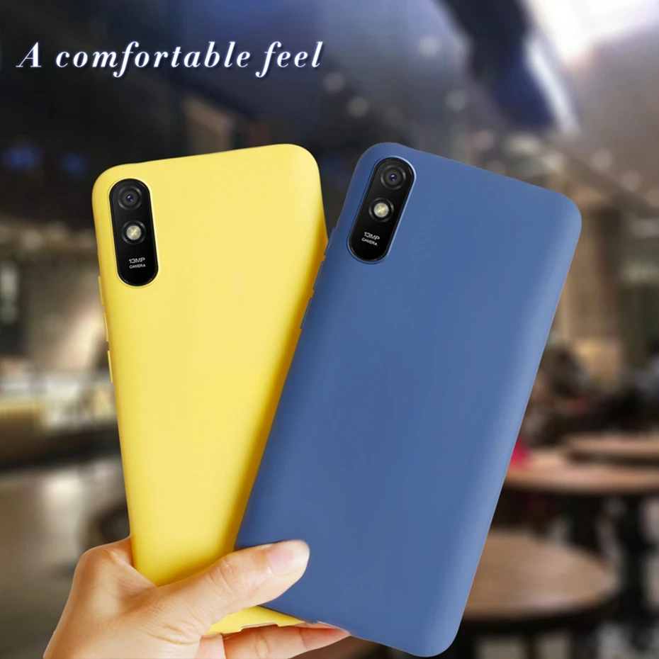 Чехол для Xiaomi Redmi 9A чехол мягкий матовый Силиконовый накладка чехлы телефонов 9 A