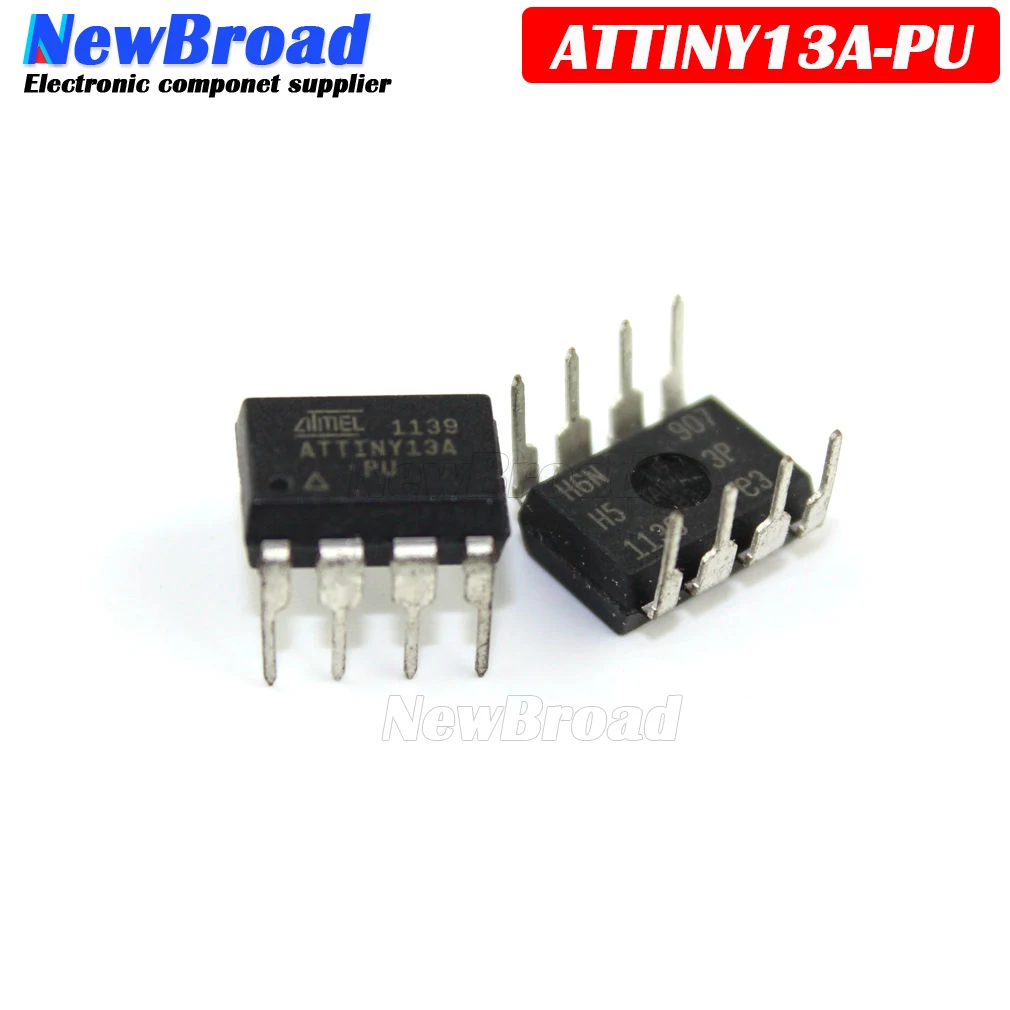 5pcs ATTINY13A-PU DIP-8 ATTINY13 ATTINY13-PU DIP8 ATTINY13A 13A-PU ATTINY13V-10PU | Электронные компоненты и