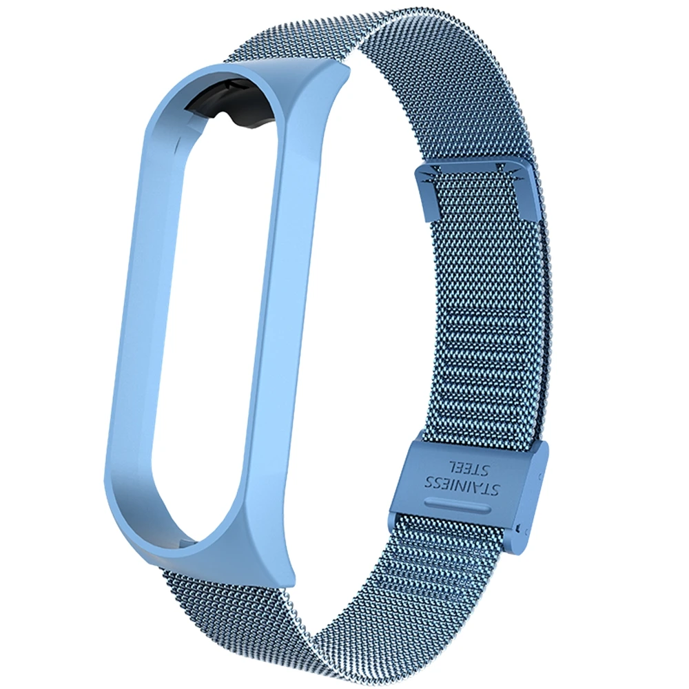 Для Mi Band 4 3 ремешок на запястье металлический браслет из нержавеющей стали для Xiaomi Mi Band 4 3 напульсники MiBand 4 3 Band 4 Pulseira Miband4