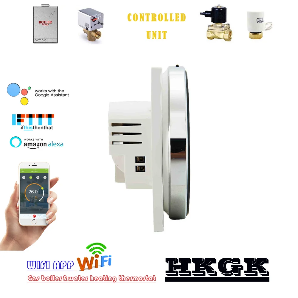 3A wifi котел термостат, многофункциональное пассивное соединение, водяной клапан, электрический привод