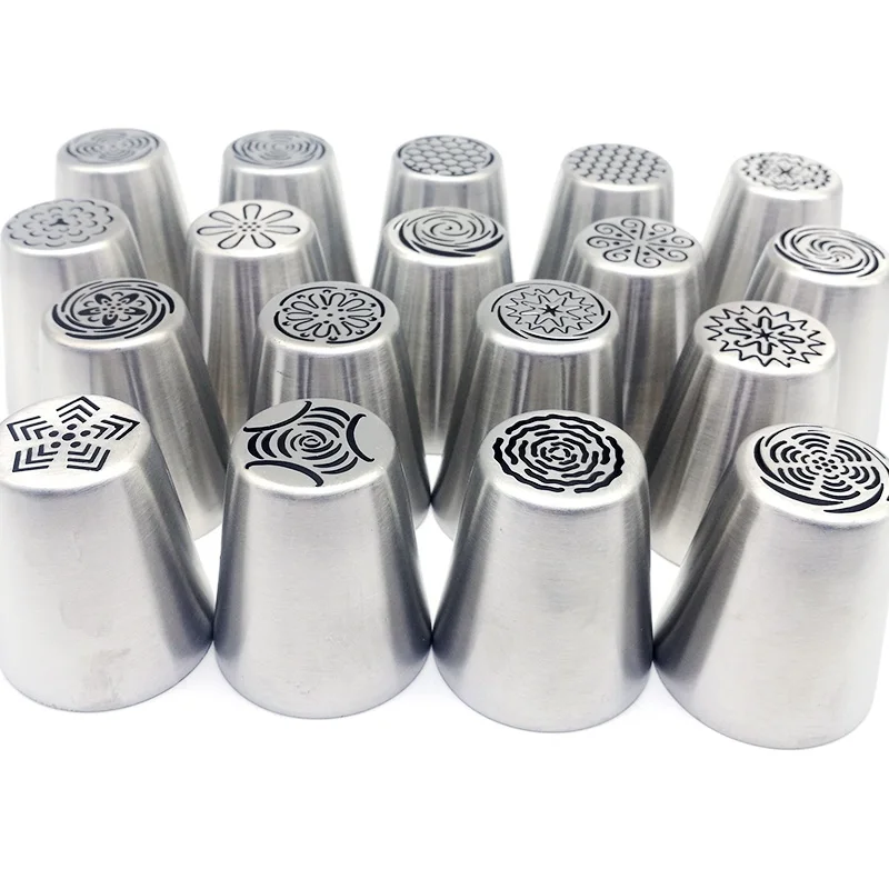 18 шт. русские тюльпаны наконечники из нержавеющей стали глазурь трубопроводов