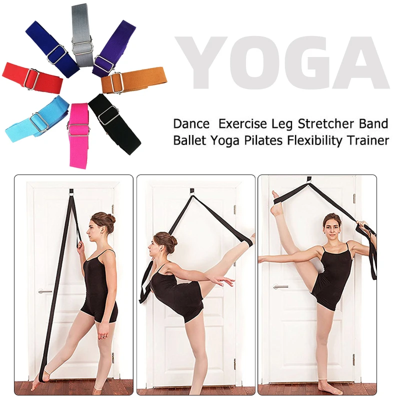 Дверь гибкость растяжки ног носилки на регулируемых бретельках для занятий