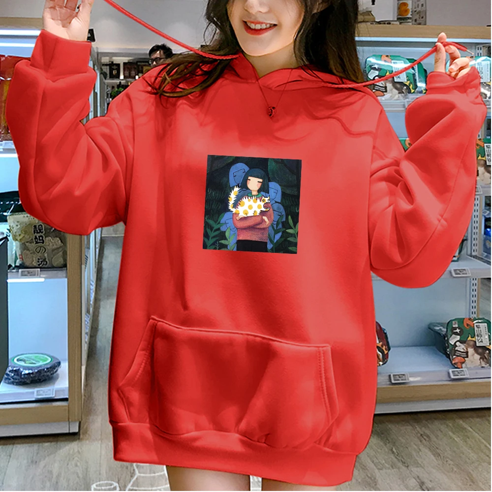 

Woman Hoodies Sweatshirt Comfortable Fashion Graphic Hoodie Warm Hoodies for Women Harajuku Sweatshirt Female Korean Streetwear