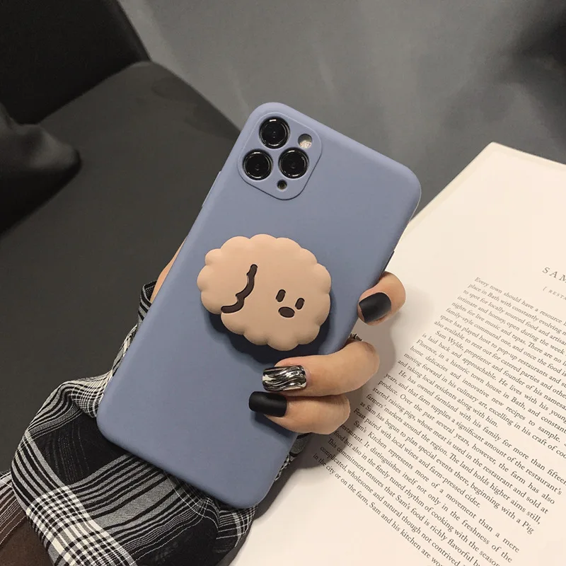 3d cute brown puppy grip tok silicone korean mobile phone holder griptok socket mobile phone accessories for iphone samsung free global shipping
