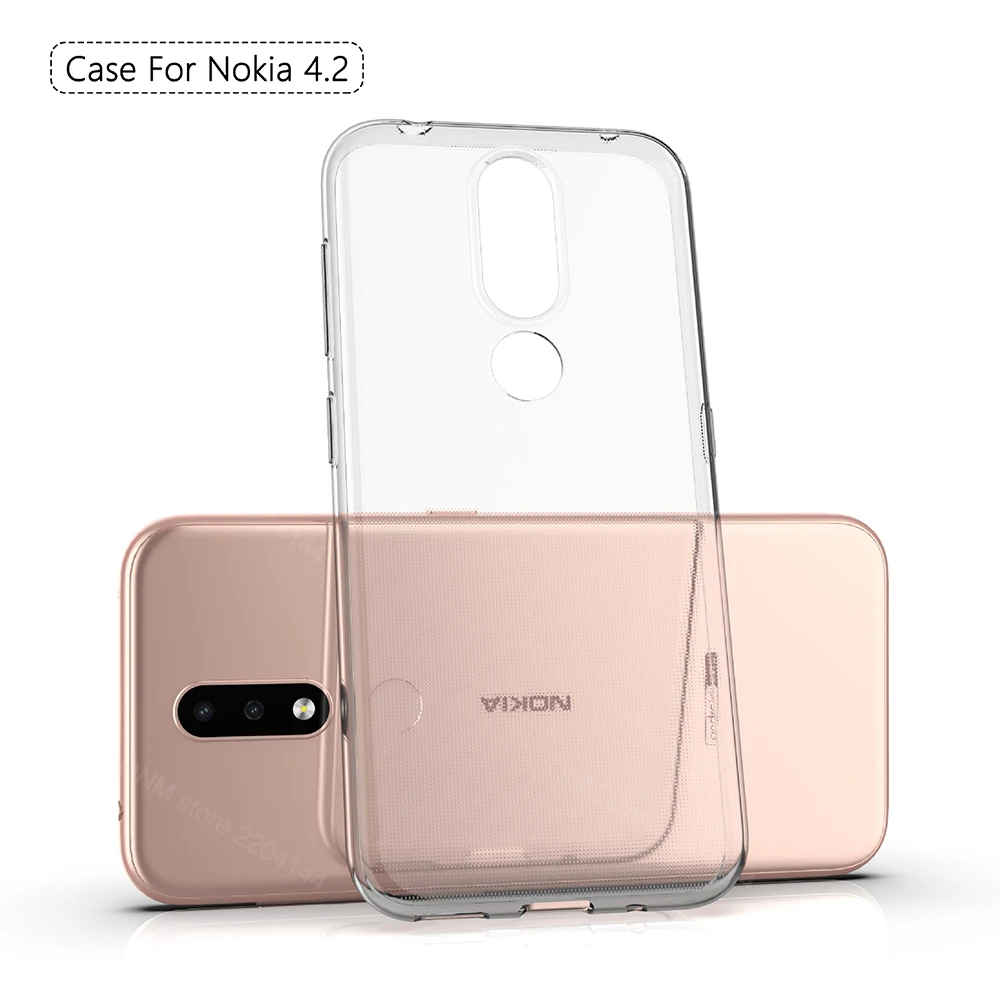 

Case For Nokia 4.2 TPU Silicon Clear Fitted Bumper Soft Case for Nokia 4.2 Transparent Back Cover