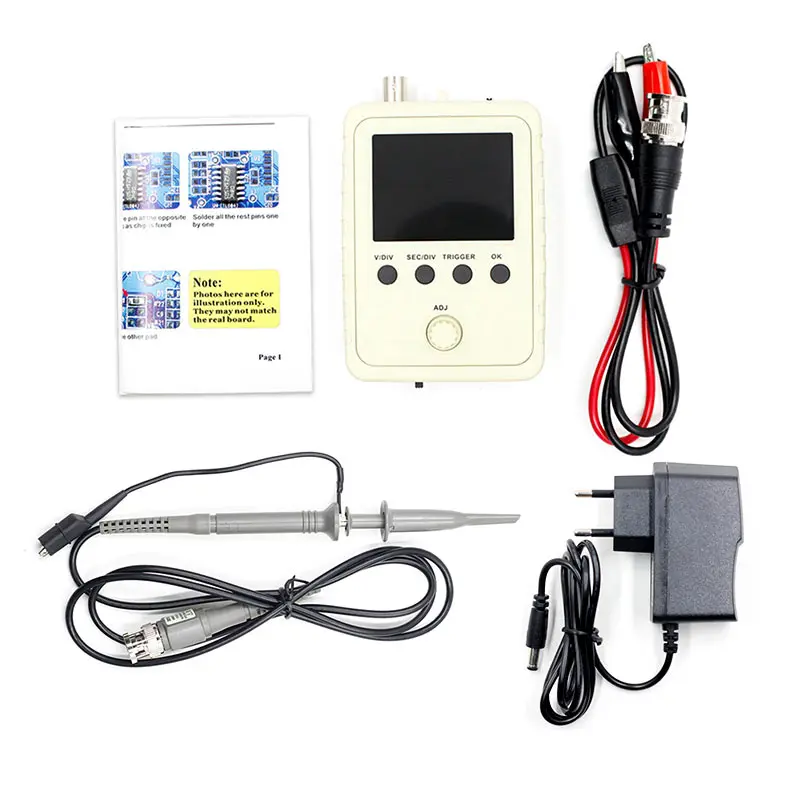 Полностью Собранный DSO FNIRSI-150 15001K DIY цифровой осциллограф комплект с корпусом чехол коробка - Цвет: Цвет: желтый