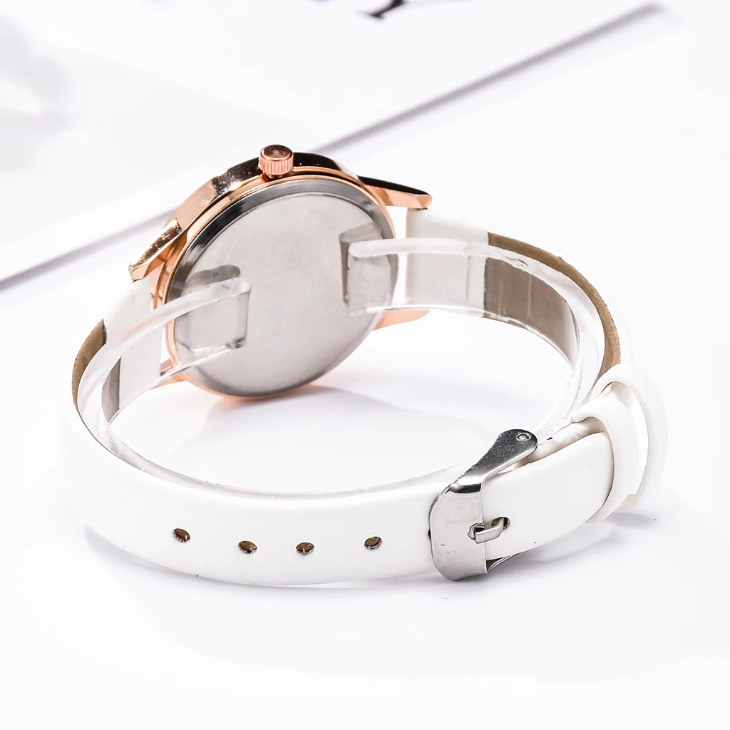 

Luxury Women's Watches bracelet set couples Ladies Women Watch Casual Leather Quartz Wristwatch Girl clock relogio feminino