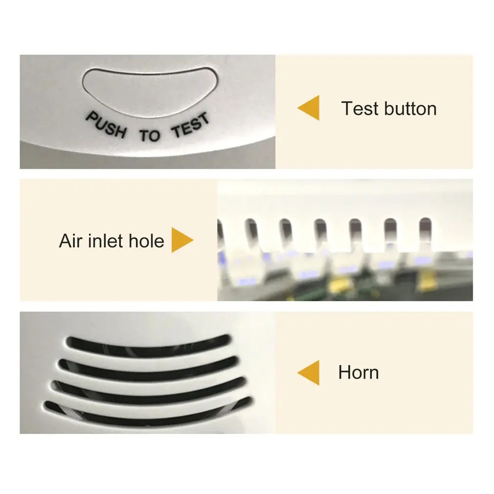 Combustible Gas Detector Sensor Alarm LPG Natural Analyzer Leak Determine Tester Sound-light Security System | Инструменты