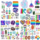 Набор игрушек-антистрессовых для взрослых и детей, набор для расслабления при аутизме, сжимаемые игрушки для снятия стресса