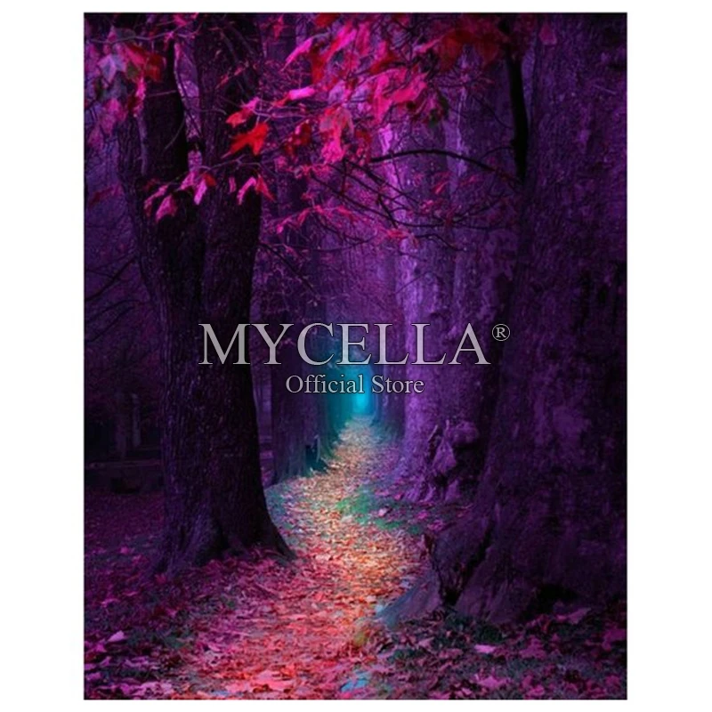 Красивый пейзаж DIY алмазная живопись полная Алмазная вышивка лесная дорожка