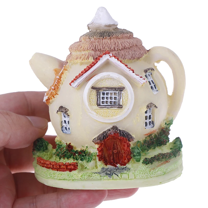 Чайник дом Миниатюрный Сказочный Сад Miniaturas микро пейзаж из мха Diy Террариум