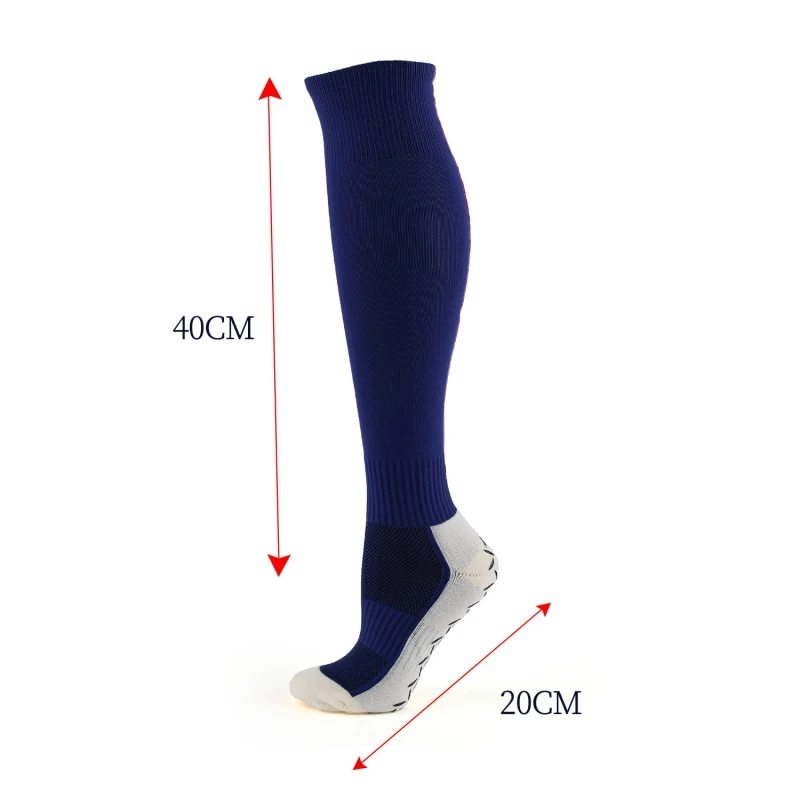 Knee High Long Stocking Sports Compression Socks Anti Skid Slip Circulation Basketball Sportswear New |