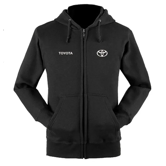 Толстовка на молнии с логотипом Toyota 4S заказ толстовка Мужская Флисовая Куртка