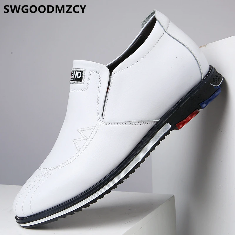 

Мужские мокасины из натуральной кожи, роскошные брендовые туфли, обувь для подъема, лоферы