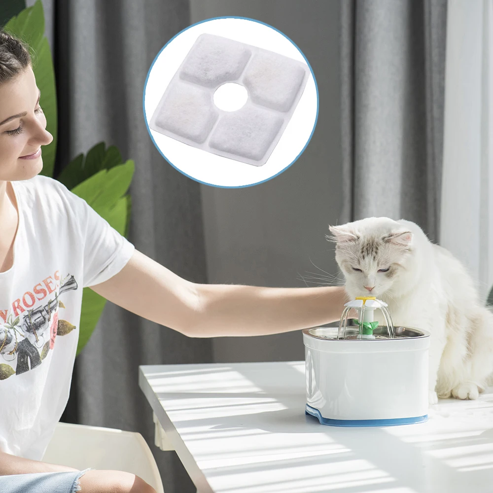 Фильтры с активированным углем и губчатый фильтр для угля замена фонтану кошек