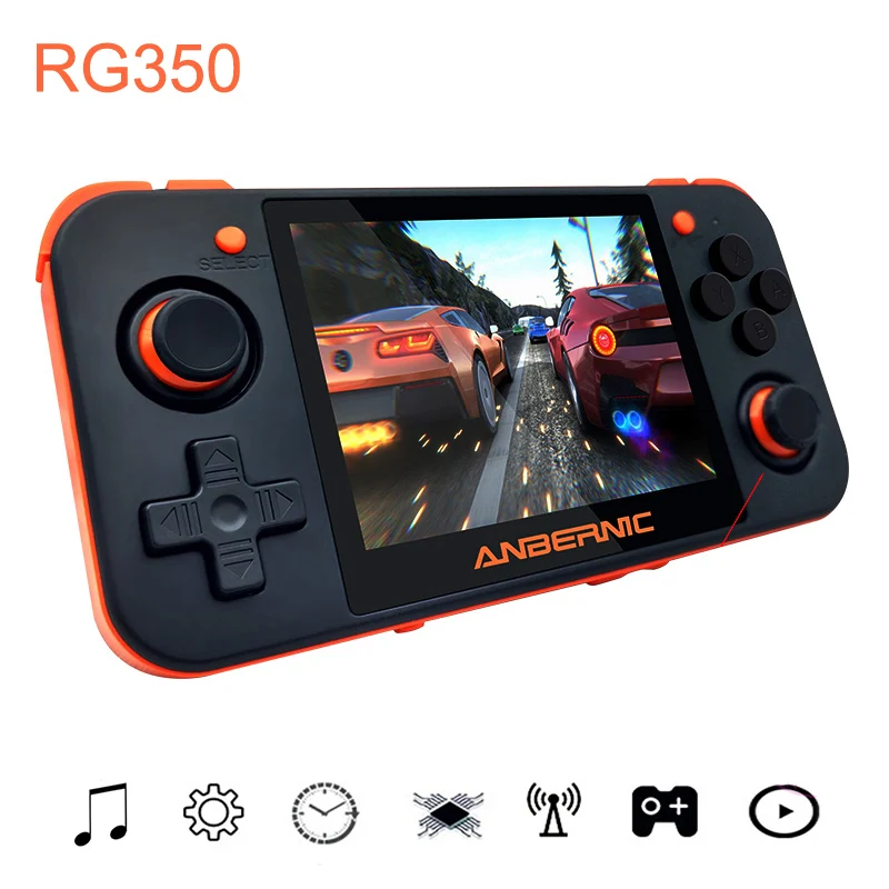 Игровая консоль RG350 в стиле ретро карманная Видео игра consola ips экран 3 5 дюйма