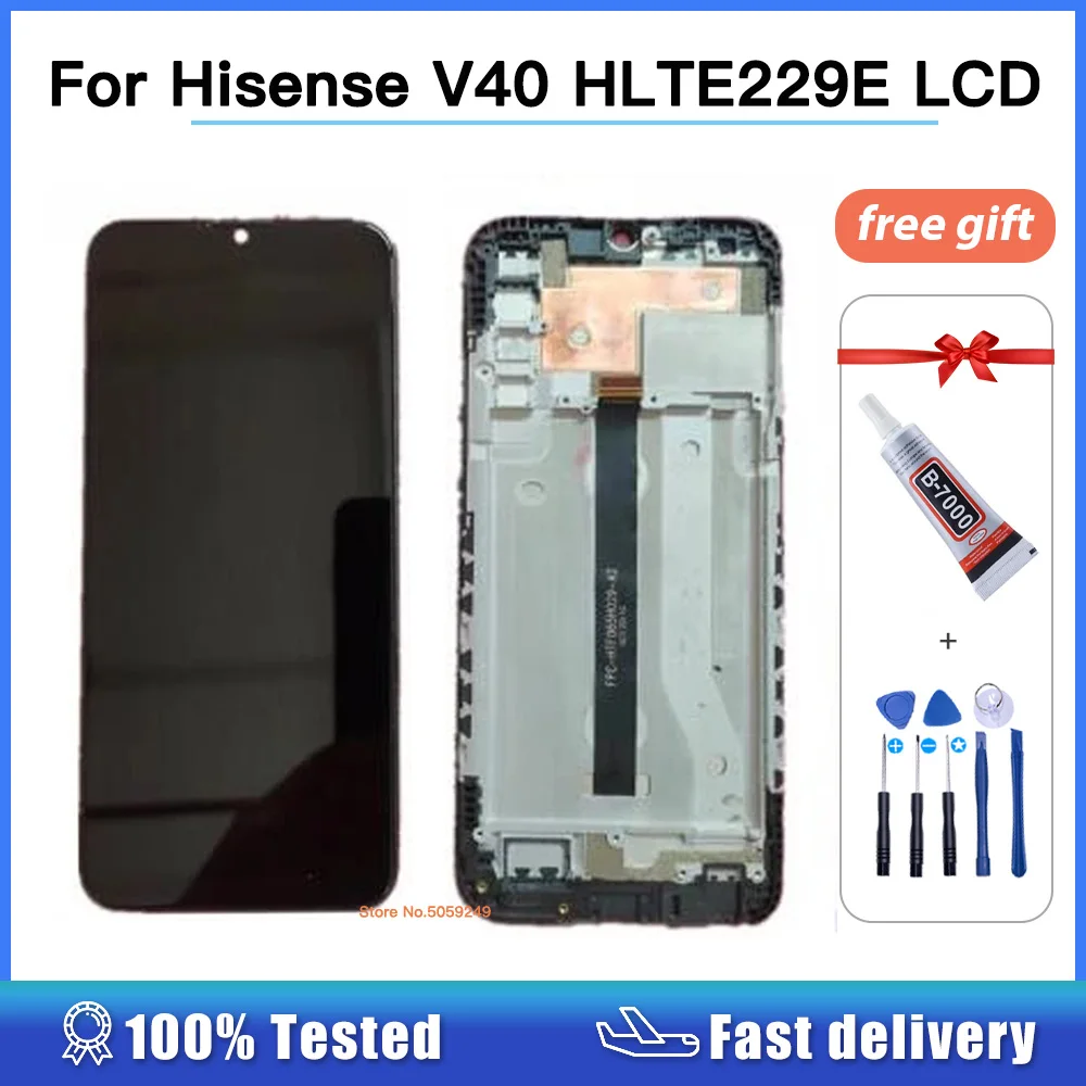 

High qaulity For Hisense V40 HLTE229E LCD Display Touch Screen 100% Tested Screen Digitizer Replacement Parts lcd