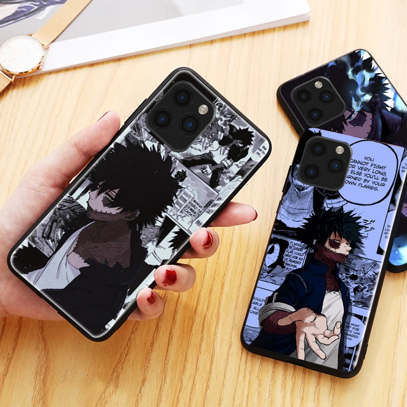

For iPhone 11 12 Case My Hero Academia dabi iPhone Phone Case For 7 8 Plus X XR XS MAX 11 12 Pro MAX SE 2020 12 Mini Funda Coque