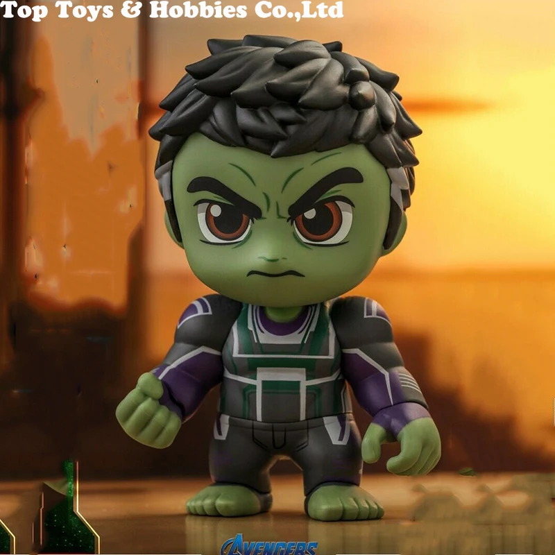 Мини фигурка модель для фанатов горячие игрушки COSB551 Мстители: эндигра Халк(командный костюм) Cosbaby(S) Bobble-Head игрушки