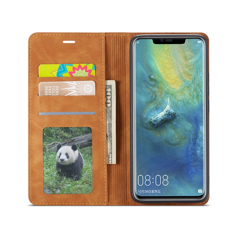 Чехол для телефона кожаный с магнитной застежкой Huawei Maimang 7 8 Honor 10 Lite 20i Enjoy
