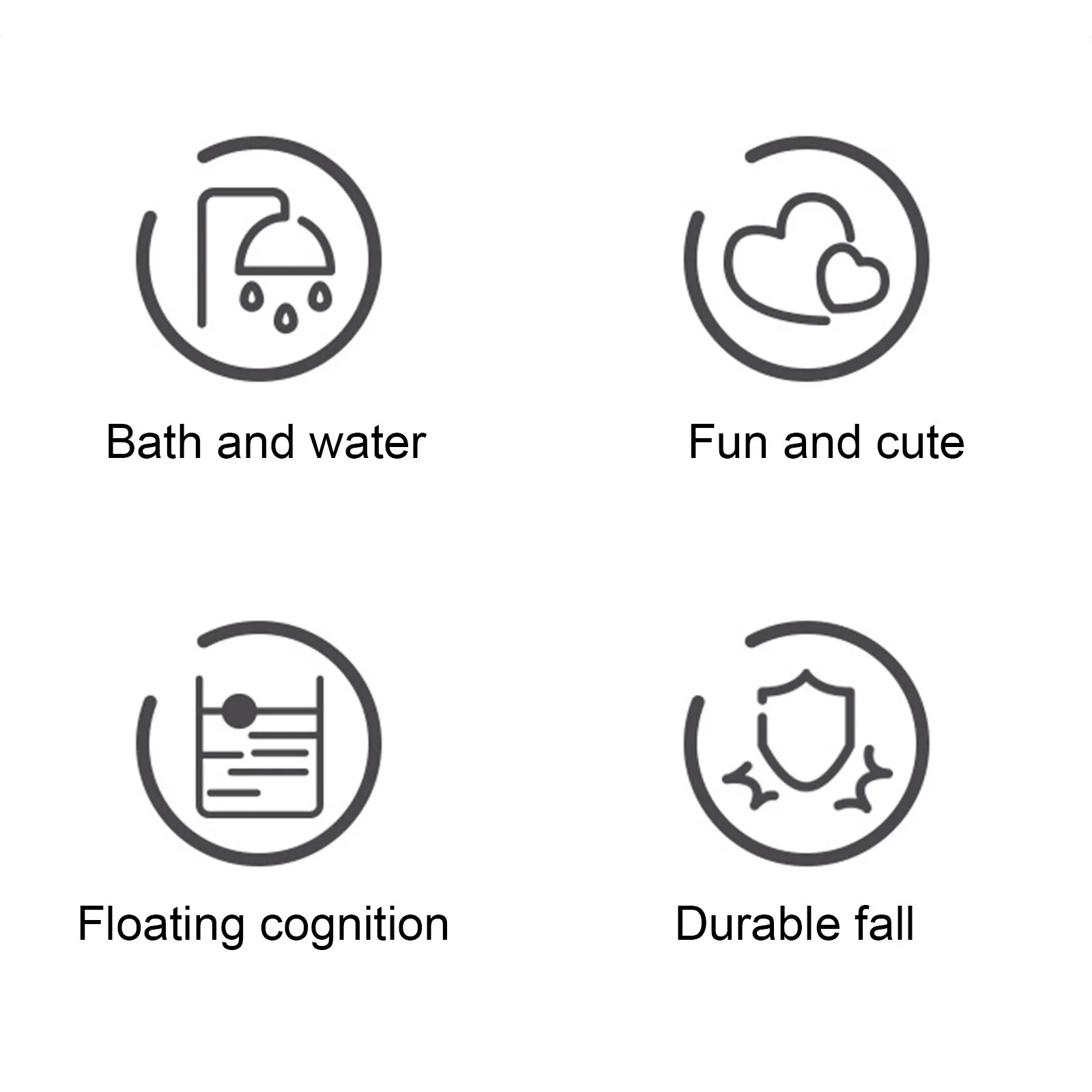 

Bath toys Cute Cartoon Floating Swimming Luminous Water Spray Bathroom Bath Toys jouet enfant