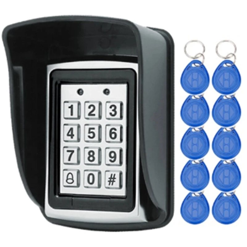 

Водонепроницаемая металлическая RFID Клавиатура для контроля доступа считыватель паролей Клавиша клавиатуры Fobs система контроля допуска к ...