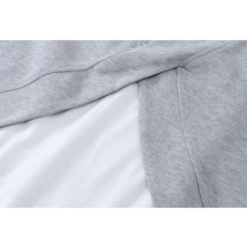 

Pullover Sweatshirt Women Fake Two Piece White T-shirt And Long Sleeve Lady 2020 Winter O-neck Oversize Hoodie Casual Tops