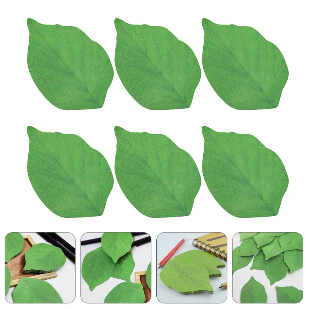 

1 Set Simulation Leaf Note Stickers Notice Stickers Stickers (Green)