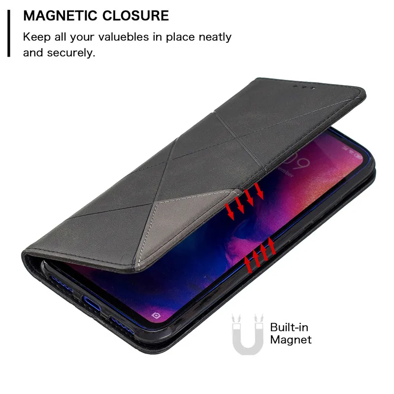 Xiaomi Redmi Note 7 Pro Чехол Магнитный кожаный тонкий чехол для Xiomi Redmi 7 7A Note7 7Pro Redmi7 флип-Стенд бизнес-чехол для телефона
