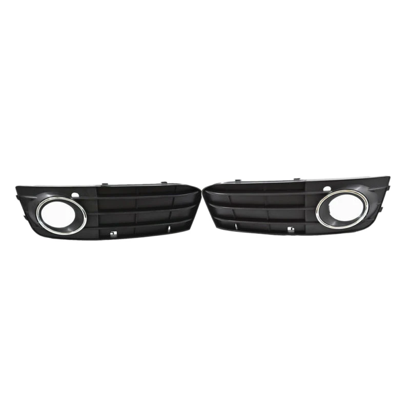 

1 Pair Car Front Bumper Fog Light Grille Grill Cover for - A4 B8 A4L 2009-2012 8KD 807 682 01C 8KD 807 681 01C