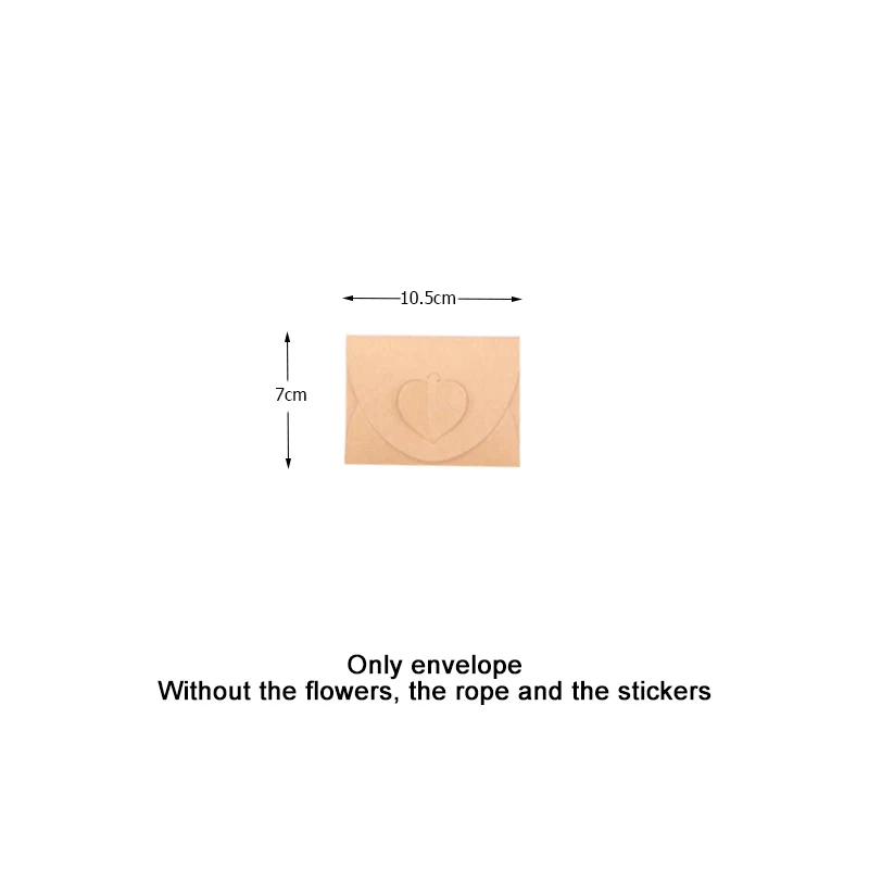 

50 шт. винтажная крафт-бумага для открыток leaffei