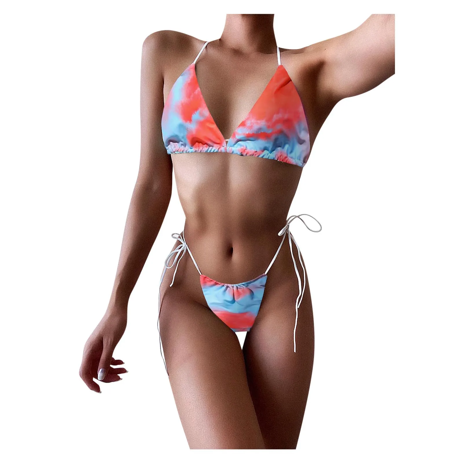 

2021 New Women Sexy Lingerie Micro G-string Thong Underwear Swimwear Bathing New Swimsuit Bikini Set Mini Biquinis Feminino S-L