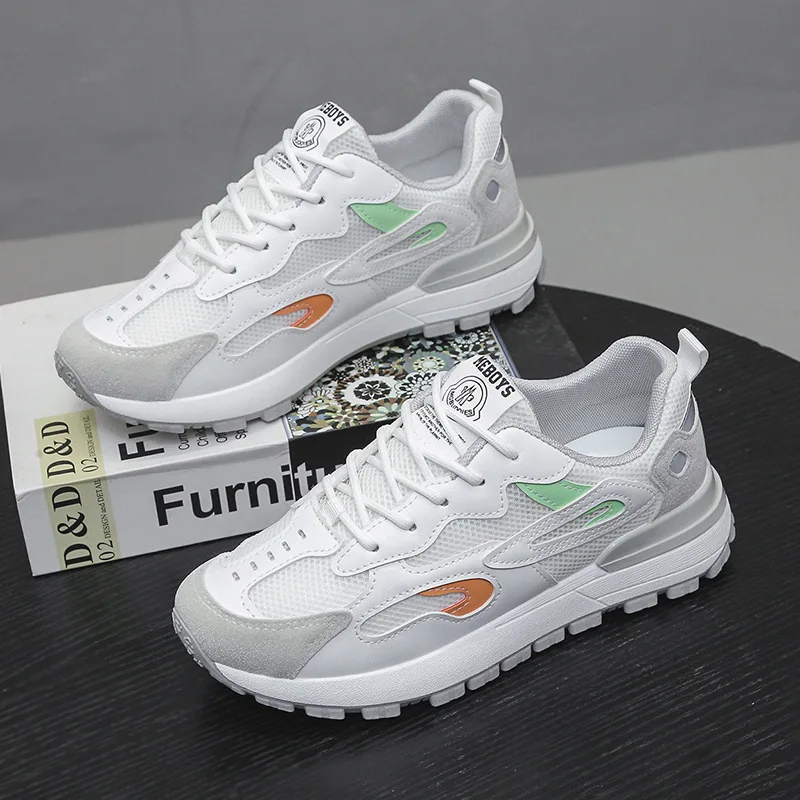 

Colorblock Daddy Shoes Female, Spring 2021) New Raise the Bottom Students Casual Sports Shoes