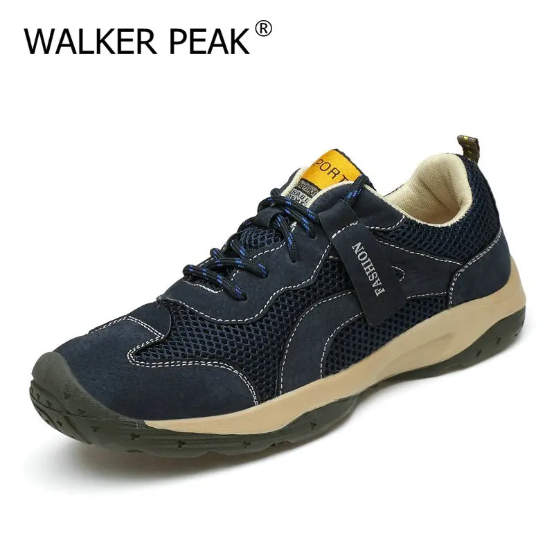 

Лоферы Walkerpeak мужские сетчатые, повседневная обувь на платформе, дышащие, прогулочная обувь, большие размеры 38-46